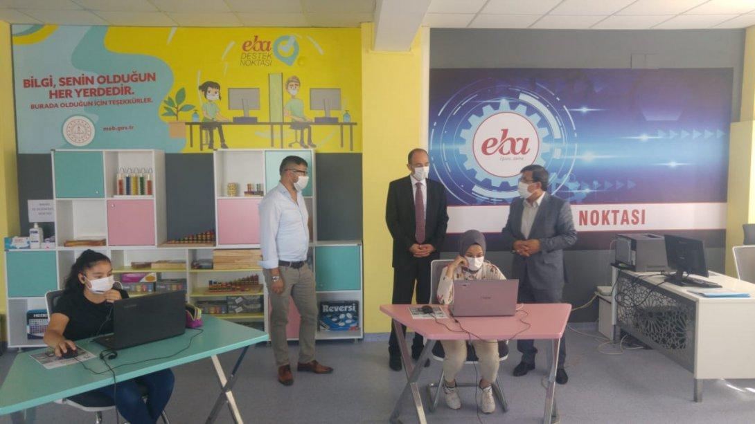 Fatih Sultan Mehmet Ortaokulu EBA Destek Noktası Açılışı Milli Eğitim Müdürümüzün Katılımıyla Gerçekleştirildi