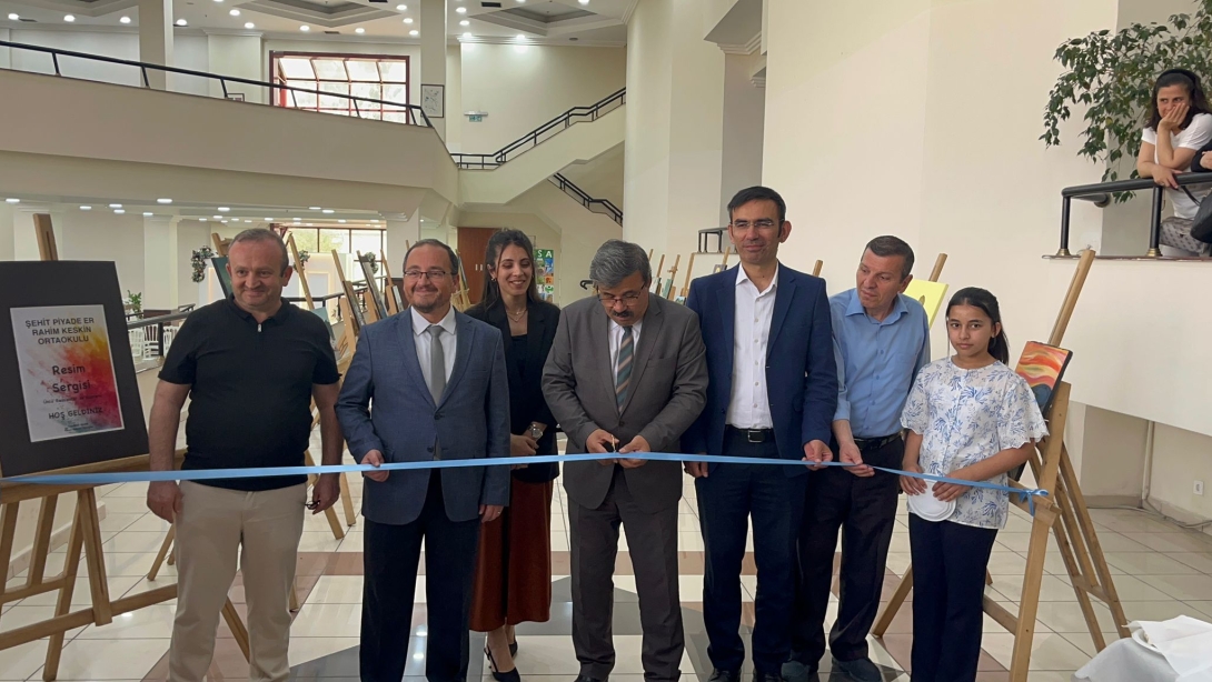 ''Ünlü Ressamların Tabloları'' Konulu Resim Sergisi